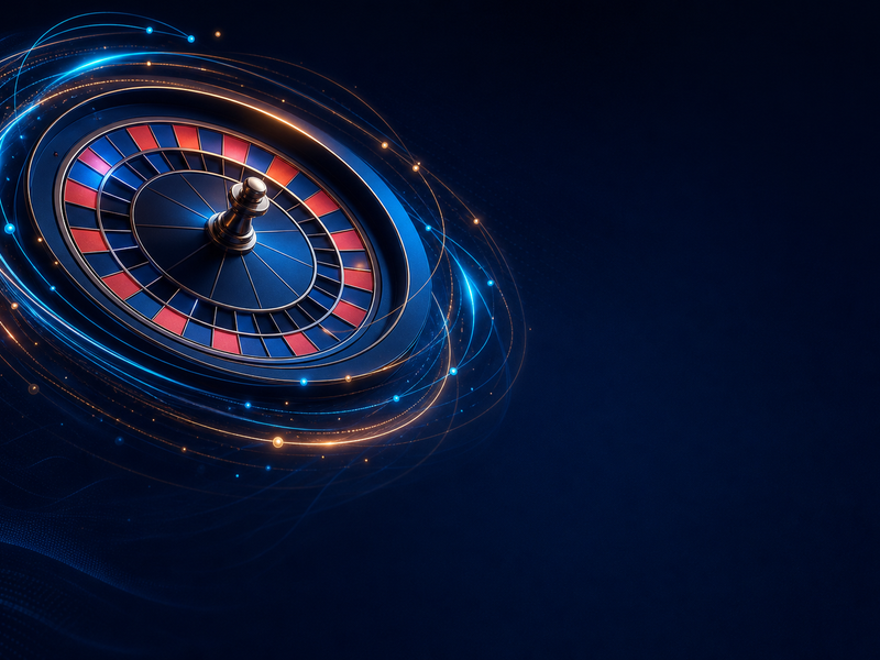 Cobalt roulette-inspired discovery artwork